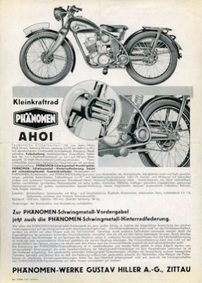 Phänomen Ahoi Prospekt 3.1940