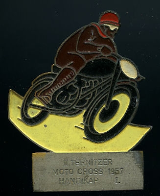 Plakette 2.Ternitzer Moto Cross 1957