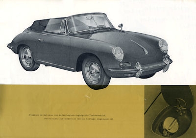 Porsche 356 B Prospekt 10.1961