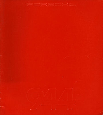 Porsche 944 Prospekt 1983 f