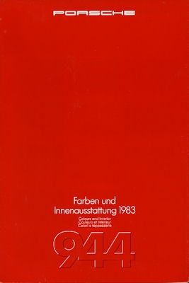 Porsche 944 Farben 1983
