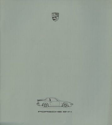 Porsche 944 Prospekt 7.1985