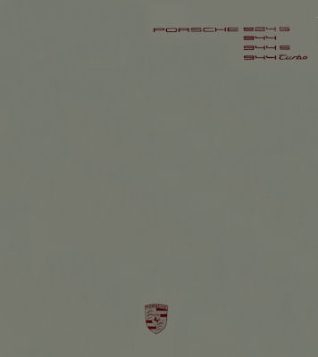 Porsche 924 S, 944 S / Turbo Prospekt 7.1987