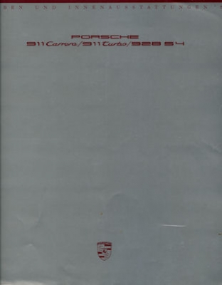 Porsche 911 928 Farben 1989