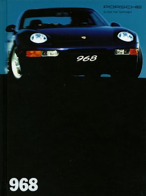 Porsche 968 Prospekt 8.1993