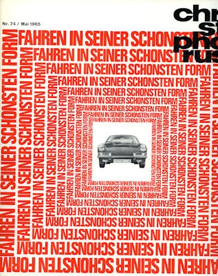 Porsche Christophorus 1965 Nr. 74