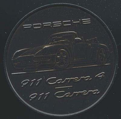 Original Porsche Calendar coin 1995