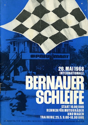 Program 13th Bernauer Schleife 26.5.1968