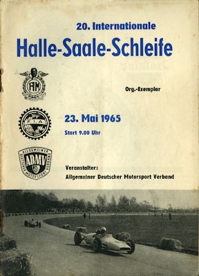 Program Halle-Saale-Schleife 23.5.1965