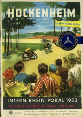 Program Hockenheimring 10.5.1953