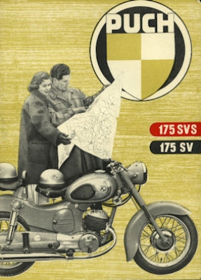 Puch 175 SVS 175 SV brochure 1957