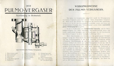 Pulmo Vergaser ca. 1922