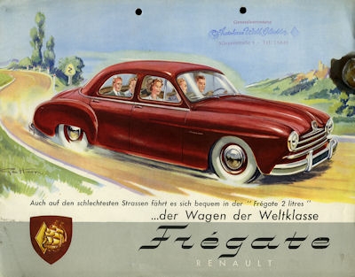 Renault Frégate Prospekt 4.1952