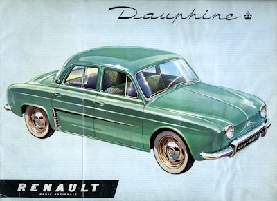 Renault Dauphine Prospekt 1956