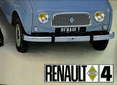 Renault 4 Prospekt 1966