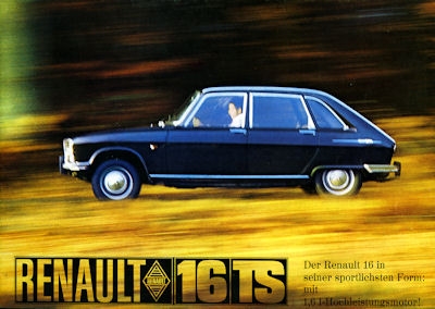 Renault 16 TS Prospekt 1969