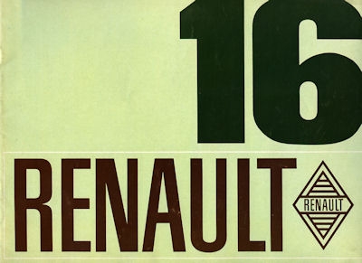 Renault 16 brochure ca. 1970