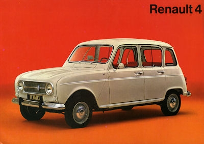 Renault 4 brochure ca. 1972