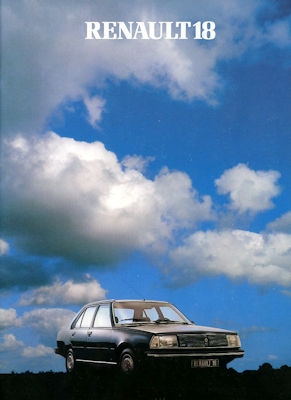 Renault 18 brochure ca. 1980