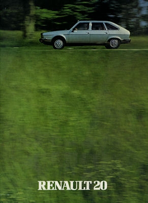 Renault 20 brochure ca. 1980