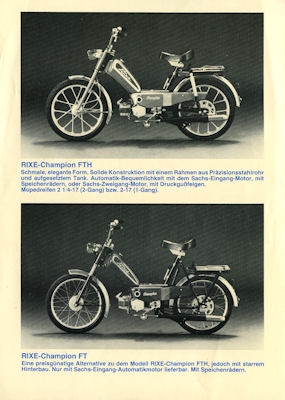 Rixe Programm ca. 1982