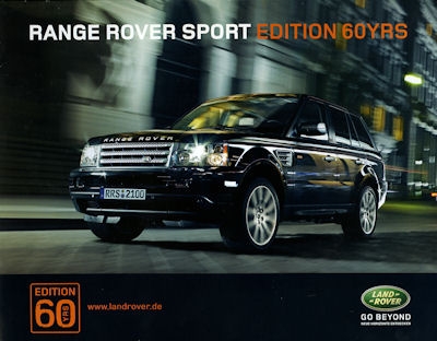Range Rover Sport Edition 60YRS Prospekt 2008