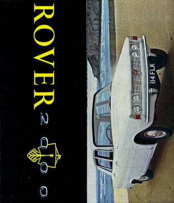 Rover 2000 (P 6) brochure 1963