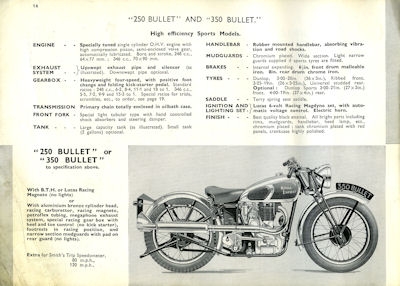 Royal Enfield program 1938