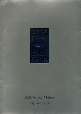 Rolls-Royce presskit 9.1982