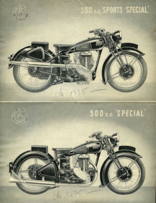 Rudge Programm 1930er Jahre