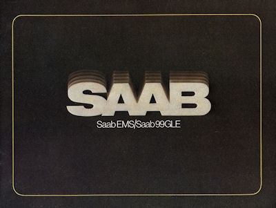 Saab 99 GLE EMS Prospekt 1977