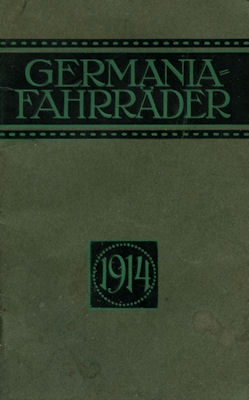 Seidel & Naumann Germania Fahrrad Programm 1914