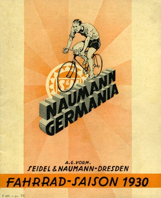 Seidel & Naumann Fahrrad Programm 1930