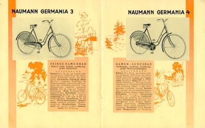 Seidel & Naumann bicycle program 1930