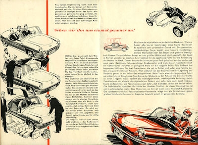 Spatz Kleinwagen Prospekt ca. 1958