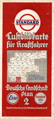 Standard Luftbildkarte Plan 2 Ulm 1930er Jahre