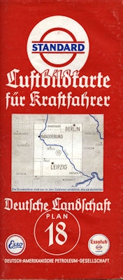Standard Luftbildkarte Plan 18 Leipzig 1930er Jahre