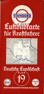 Standard Luftbildkarte Plan 19 Cottbus 1930er Jahre