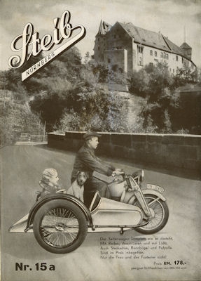 Steib sidecar program ca. 1933