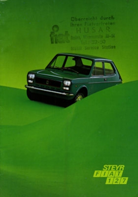 Steyr Fiat 127 brochure ca. 1974