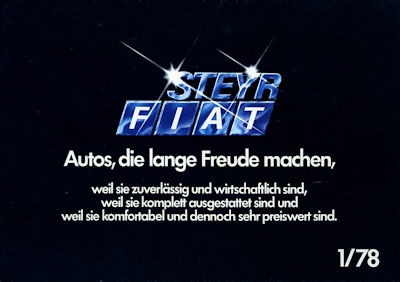 Steyr Fiat program 1978