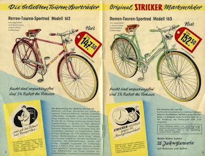 Stricker Fahrrad Programm 1959