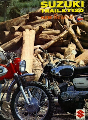 Suzuki Trail KT 120 New Bearcat Prospekt ca. 1967