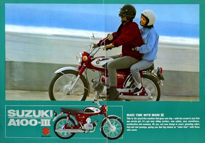 Suzuki A 100-III brochure ca. 1970