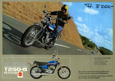 Suzuki T 250-II Hustler Prospekt 1970