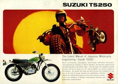 Suzuki TS 250 Savage brochure 1971