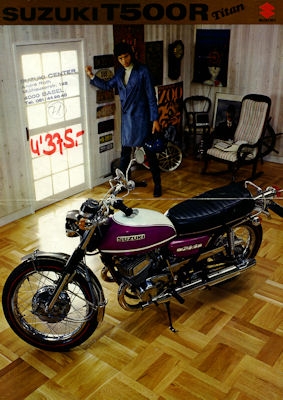 Suzuki T 500 R Titan Prospekt 1971