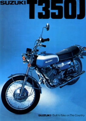 Suzuki T 350 J brochure 1972