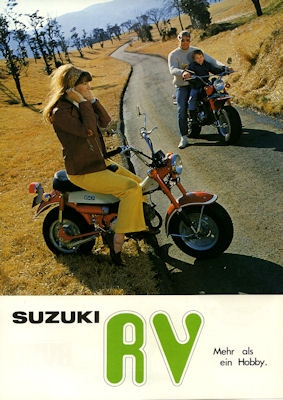 Suzuki RV 50 90 Prospekt ca. 1975