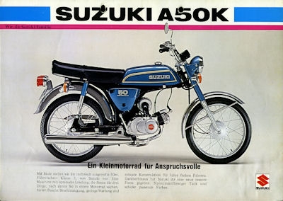 Suzuki A 50 K brochure 1976